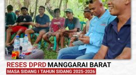 Reses Masa Sidang I Anggota DPRD Mabar dilaksanakan di Padang Persawahan Warga di Kecamatan Komodo