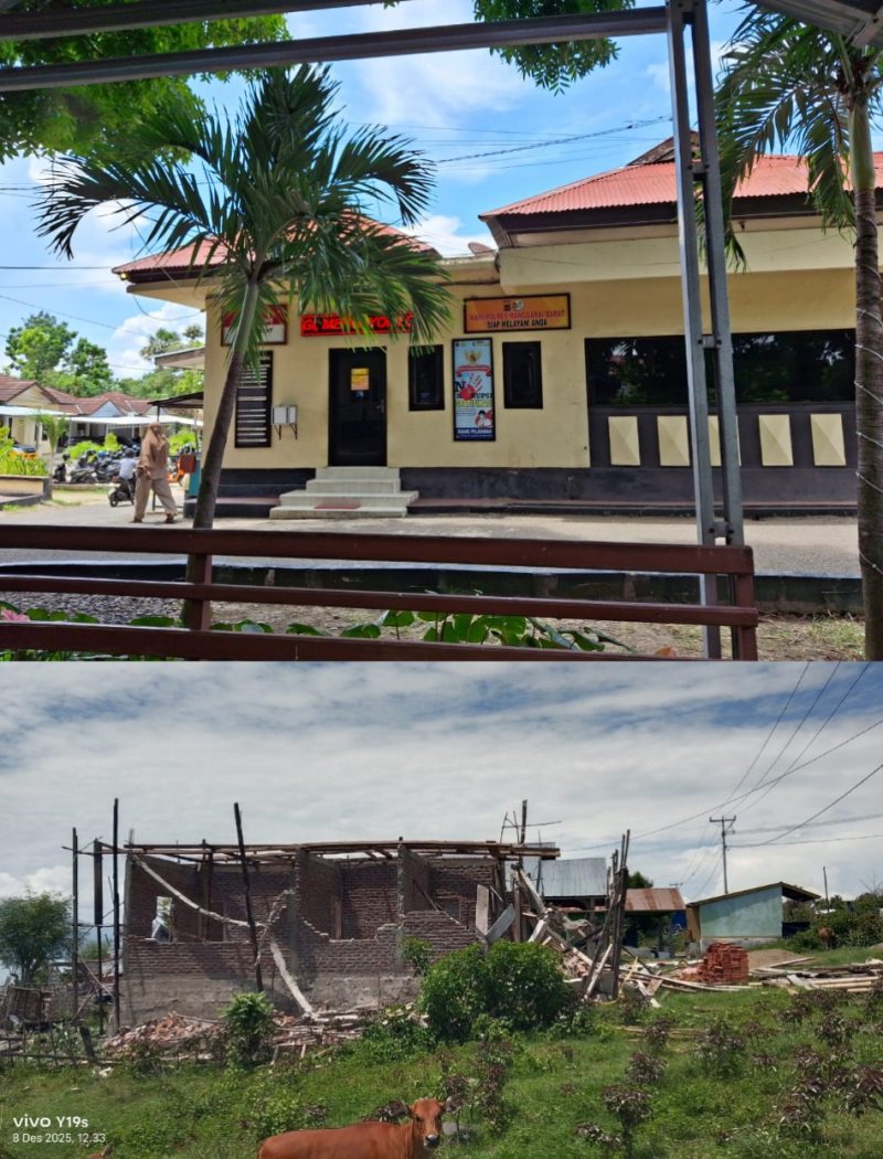 Kondisi Rumah salah satu warga Wae Togo kecamatan Lembor Selatan yang dihancurkan sekelompok orang pada, Sabtu 15 November 2025 lalu