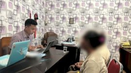 Ruangan Penyidik Polres Mabar saat mengambil Keterangan dari sejumlah saksi