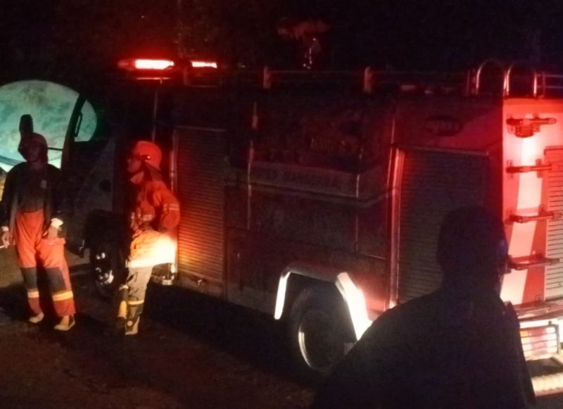 Kantor Notaris nyaris terbakar di jalan Mawar Golo Koe