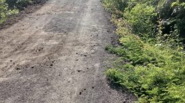 Kondisi Pekerjaan Jalan Lapis Penetrasi (Lapen) Werang - Paku.