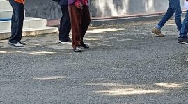 Pihak Terlapor Usai Keluar Dari Ruangan Penyidik Polres Manggarai Barat Pada Sabtu (21/02/2026) sore.