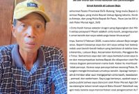 Salah satu Warga Labuan Bajo (Alosius Oba) Kirimkan surat ke Keuskupan Labuan Bajo hingga Vatikan.