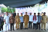 Wali Kota Kupang, dr. Christian Widodo, membuka secara resmi kegiatan Pasar Murah Bersubsidi.