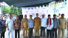 Wali Kota Kupang, dr. Christian Widodo, membuka secara resmi kegiatan Pasar Murah Bersubsidi.