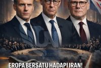 Tiga Negara Eropa Mengecam Keras Serangan Iran.