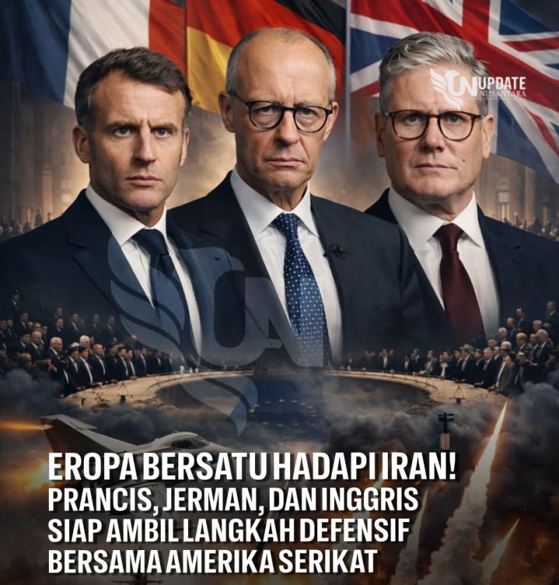 Tiga Negara Eropa Mengecam Keras Serangan Iran.