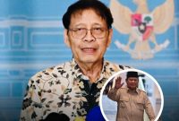 Mantan Menlu RI Hassan Wirajuda saat diskusi bersama Presiden Prabowo Subianto di Istana Merdeka, Jakarta, Selasa (3/3/2026) malam. 