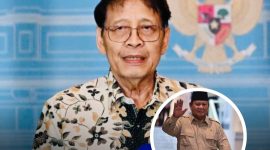 Mantan Menlu RI Hassan Wirajuda saat diskusi bersama Presiden Prabowo Subianto di Istana Merdeka, Jakarta, Selasa (3/3/2026) malam. 