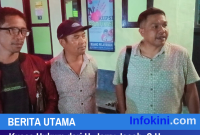 Bandri Jerry Jacob, S.H saat temui sejumlah awak media usai kliennya H diperiksa di Polres Mabar.