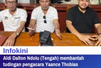 Aldi Dalton Ndolu, PH dari Sakarudin saat ditemui Awak Media di Labuan Bajo.