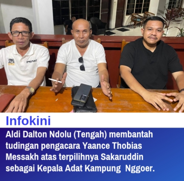 Aldi Dalton Ndolu, PH dari Sakarudin saat ditemui Awak Media di Labuan Bajo.