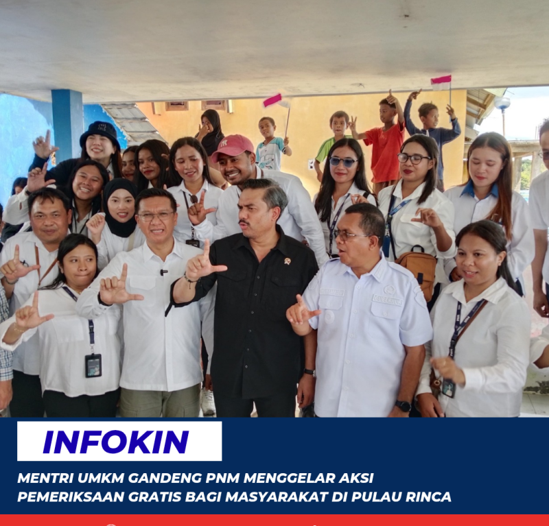 Mentri UMKM gandeng PNM melakukan kunjungan kerja ke Desa Pasir Panjang, Pulau Rinca, Kecamatan Komodo.