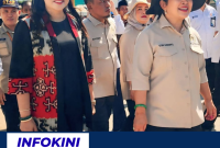 Kepala Dinas Ketahanan Pangan dan Perikanan Manggarai Barat (Mabar), Fatinci Reynilda dampingi Komisi IV DPR-RI untuk meninjau lansung Kampung Nelayan Merah Putih yang berada di Warloka. 