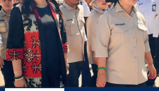 Kepala Dinas Ketahanan Pangan dan Perikanan Manggarai Barat (Mabar), Fatinci Reynilda dampingi Komisi IV DPR-RI untuk meninjau lansung Kampung Nelayan Merah Putih yang berada di Warloka. 