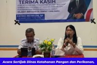 Dinas Ketahanan Pangan dan Perikanan,
Kabupaten Manggarai Barat, Provinsi Nusa Tenggara Timur, menggelar serah terima jabatan (sertijab) Kepala Dinas Perikanan, Kamis (13/5/2026).