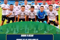 Skuad Tim Toto Kopi FC siap Bertanding sebagai Tim Tandang pada Babak 8 Besar Turnamen Pentakosta di Paroki Noa Kecamatan Mbeliling.