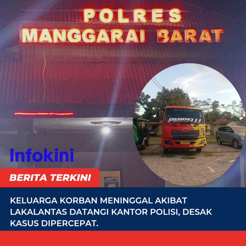 Insiden Maut di Merombok, Desa Golo Bilas, keluarga Korban mendatangi Polres Manggarai Barat.
