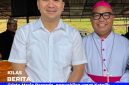 Cristo Mario Pranda bersama Uskup Labuan Bajo, yang mulia Mgr. Dr. Maksimus Regus, S.Fil., M.Si. 