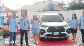 Showroom Nusa Toyota Labuan Bajo Luncurkan Mobil model terbaru New Veloz Hibrid Ev. 