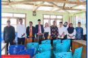 Foto bersama Panitia usai Bakal Calon Kepala Desa Antonius Yulianto Hardi, di Kantor Desa Wae Jare.