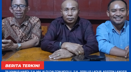 Tim Kuasa Hukum IB, saat Konfrensi Pers terkait Kasus Dugaan Penyebaran data pribadi oleh EH.