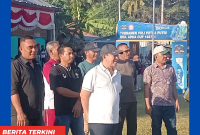 Wakil Bupati, Dr. Yulianus Weng, di Dampingi Ketua ASKAB-PSSI dan Ketua PBVSI Manggarai Barat resmi membuka Turnamen Idhul Adha CUP Golo Mori.