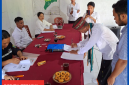 Quirinus Urudin, saat mendaftar di Kantor Desa Tondong Belang.