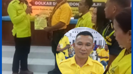 Rofinus Rahmat, terpilih menjadi Ketua DPD Golkar Manggarai Barat.