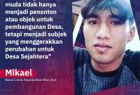 Mikael, Bakal Calon Kepala Desa Wae Jare.