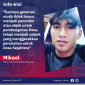 Mikael, Bakal Calon Kepala Desa Wae Jare.