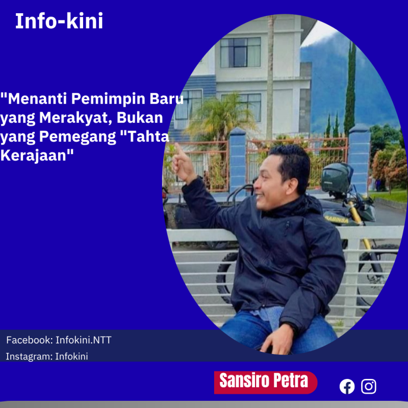 Sansiro Petra, Pimpinan Redaksi Media Info-kini.