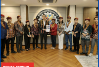 Menko Infrastruktur telah menerima kunjungan Pengurus Pusat Perhimpunan Mahasiswa Katolik Republik Indonesia (PP PMKRI) di kantor Kemenko Infrastruktur.
