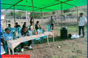 Kades Samaila resmi membuka Turnamen Takraw di Desa Golo Mori.