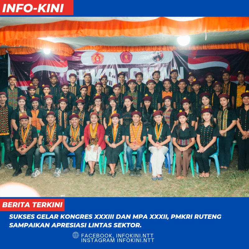 Sukses Gelar Kongres Nasional, PMKRI Ruteng Apresiasi Semua Pihak.