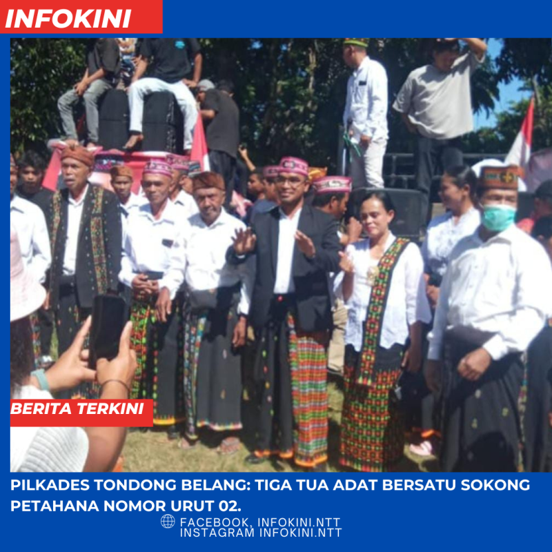 Koalisi Besar di Pilkades Tondong Belang, Tiga Pemangku Adat Kompak Amankan Posisi Fransiskus Vedi.