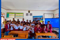 Mahasiswa KKN UM Kupang Bangkitkan Semangat Sekolah Anak-Anak Desa Tiwu Nampar