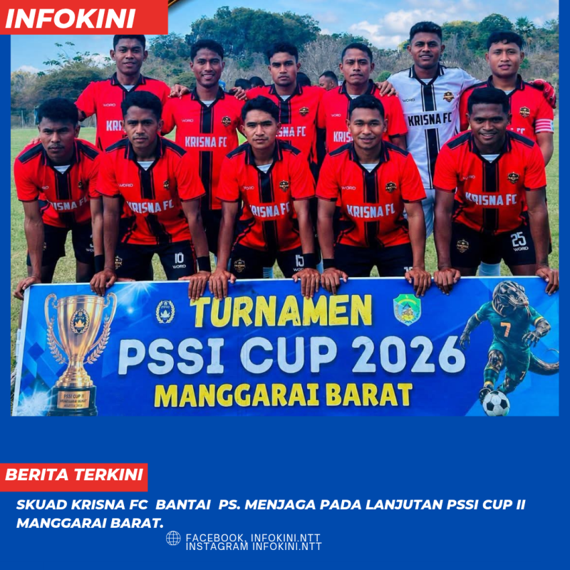 Tensi Tinggi di Stadion Ora Flobamora, Krisna FC Amankan Poin Penuh Atas PS Menjaga.