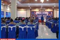 Suasana dalam ruangan RAKERDA PAN Manggarai Barat.