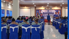 Suasana dalam ruangan RAKERDA PAN Manggarai Barat.