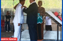 Prosesi Pelantikan Abdul Rahman sebagai Kepala Desa Mata Wae Oleh Wakil Bupati Manggarai Barat, Dr. Yulianus Weng, M.Kes..