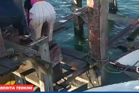 Kondisi Jetty yang berada di Kampung Ujung Labuan Bajo sudah rusak Parah.