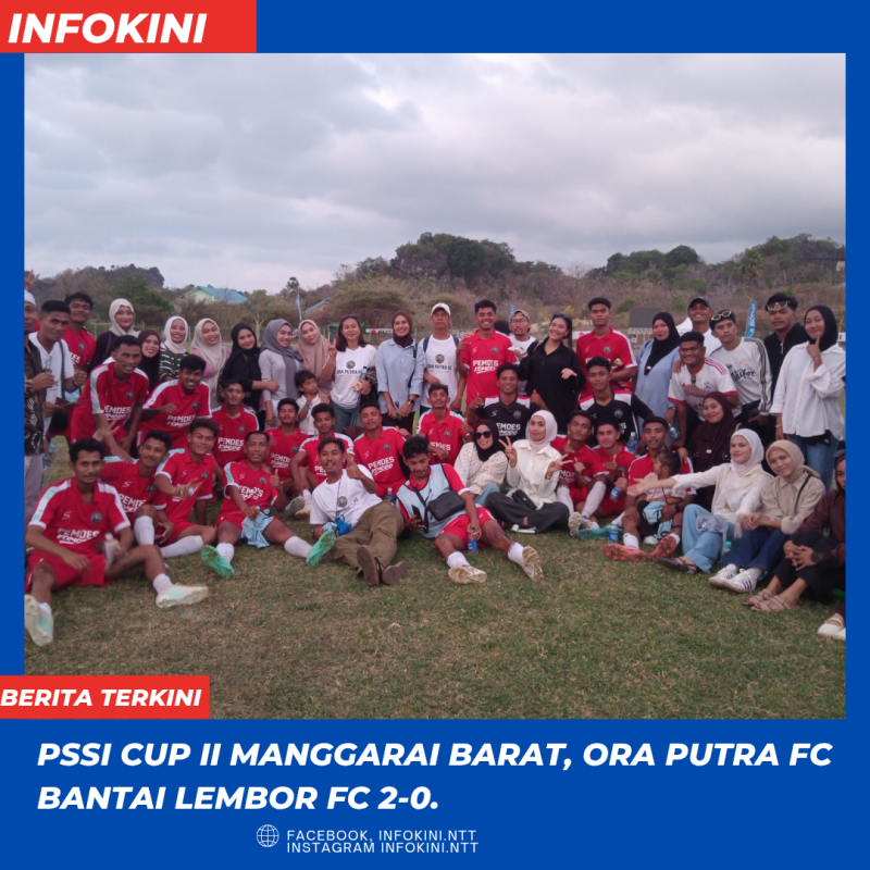 Ora Putra FC, saat sesi foto bersama di stadion Ora Flobamora pada, Jumaat (14/8/2026) sore.
