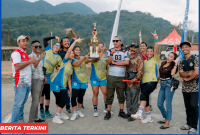Tim Voli Putri Sahabat Putra Menjuarai Open Turnamen Sano Nggoang CUP I.