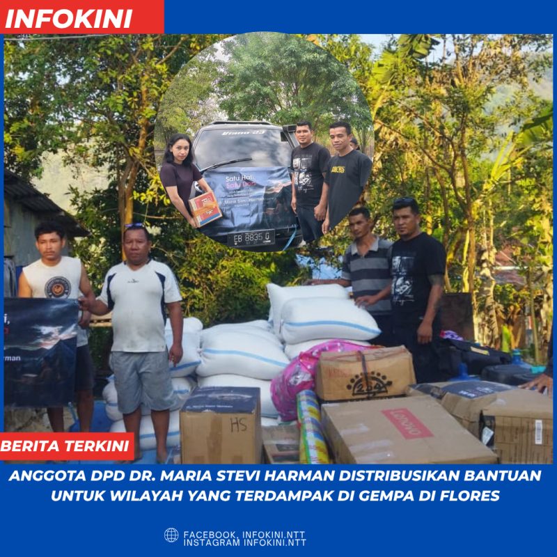 Anggota DPD-RI, dr. Stevi Harman Distribusikan Obat-obatan ke Reo dan Pota.
