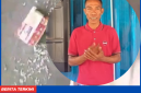 Pelaku yang viral di Vidio menginjak Paket Sembako di Kecamatan Elar, Manggarai Timur pada, Senin (7/9/2026) siang.