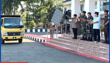 Pelepasan Logistik Pemilihan Kepala Desa Manggarai Barat.