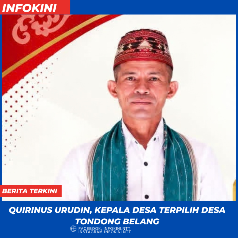 Kalahkan Petahana, Quirinus Urudin Terpilih Sebagai Kades Tondong Belang.