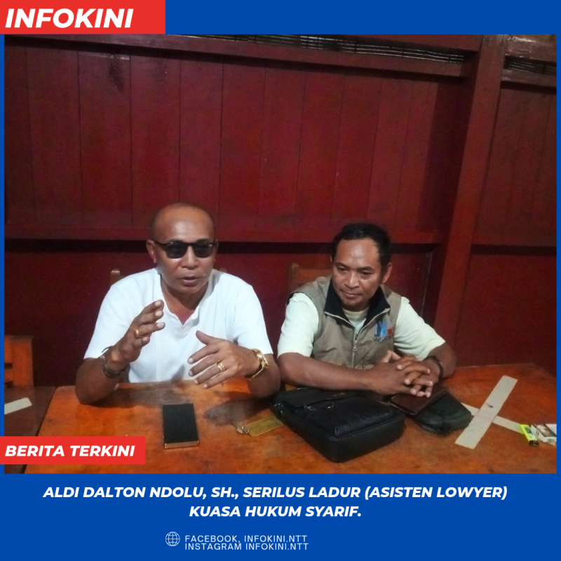 Aldi Dalton Ndolu, SH., Kuasa Hukum Korban Tindakan Kekerasan oleh Dua Anggota TNI di Rangko, Manggarai Barat.