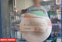 Kwitansi Bukti Pembayaran Kontrak Tanah kepada SR.